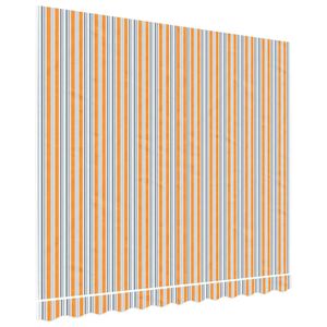 vidaXL Ersatzstoff f&uuml;r Markise Orange und Blau 3x2,5 m Polyester