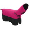 vidaXL Pferdedecke Rosa und Schwarz 155 cm Polyester