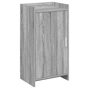 vidaXL Schuhschrank mit T&uuml;r Grau Sonoma 48 x 36 x 92 cm Holzwerkstoff