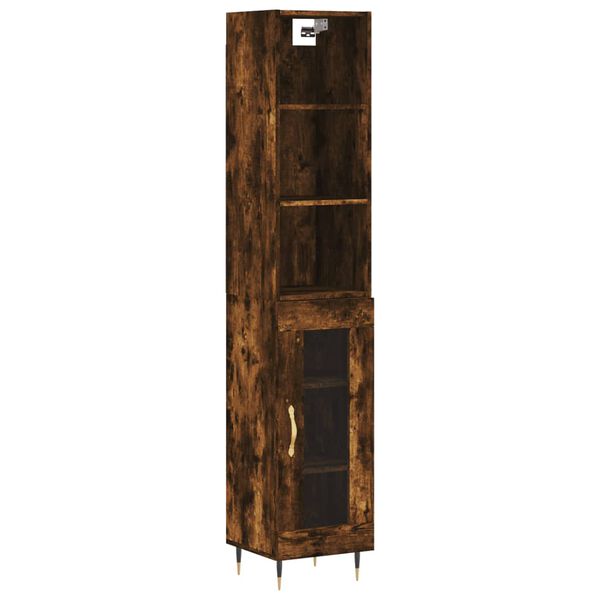 vidaXL Highboard R&auml;uchereiche 34,5x34x180 cm Holzwerkstoff