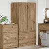vidaXL Schrank mit T&uuml;r Artisan-Eiche 79,5 x 49 x 156 cm Holzwerkstoff