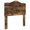 vidaXL Bettrahmen Geräucherte Eiche 75 x 190 cm Holzwerkstoff