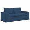 vidaXL Sofa 2 pcs Blau Gesamtabmessungen: 182 x 80 x 82 cm (B x T x H)