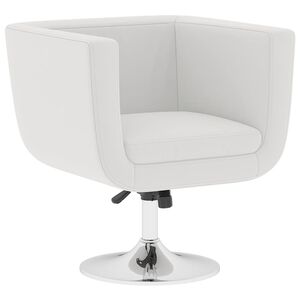 vidaXL Barsessel Wei&szlig; Kunstleder