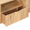vidaXL TV-Schrank 140x30x49 cm Massivholz Mango