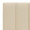 vidaXL Bettgestell ohne Matratze "Hanko" Creme 80x200 cm Stoff