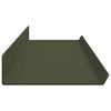 vidaXL Schwebendes Regal 2 pcs Olive Gr&uuml;n 100 x 9 x 2,5 cm Stahl