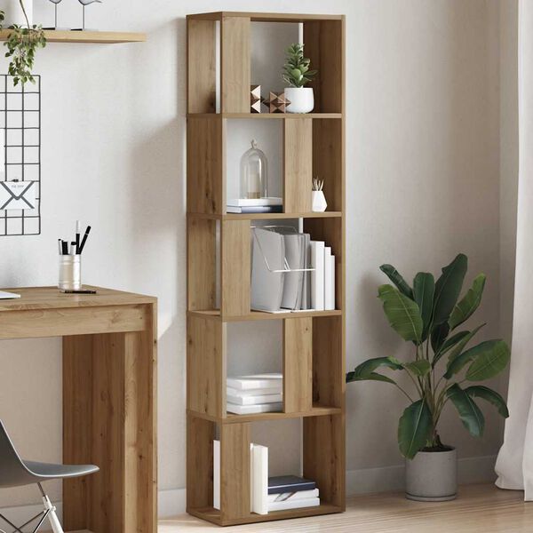 vidaXL Bücherschrank Artisan-Eiche 45x24x159 cm Holzwerkstoff