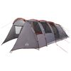 vidaXL Tunnelzelt Grau und Orange 675 x 392 x 210 cm