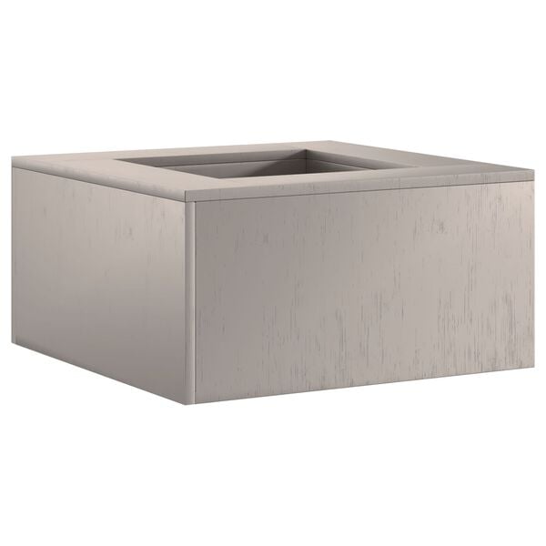 vidaXL Feuerstelle Braun 60 x 60 x 30 cm Stahl