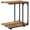 vidaXL Beistelltisch mit Regal Altholz 50 x 35 x 55.5 cm Holzwerkstoff