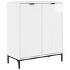 vidaXL Sideboard Hochglanz Wei&szlig; 69,5 x 33 x 82 cm Holzwerkstoff