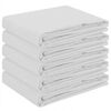 vidaXL Tischdecke 5 stk. Rechteckig Wei&szlig; 140 x 200 cm Polyester