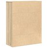 vidaXL Bücherregal Sonoma-Eiche 60x24x76,5 cm Holzwerkstoff