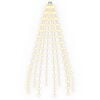 vidaXL Lichterkette f&uuml;r Weihnachtsbaum 150 LEDs Warmes Wei&szlig; 150 cm