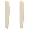 vidaXL Kopfteil Ohr Creme 80 x 23 x 6 cm Stoff
