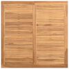 vidaXL Couchtisch Braun 85 x 85 x 45 cm Teak-Massivholz