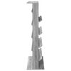 vidaXL Magazinregal Graues Sonoma 70 x 41 x 156 cm Holzwerkstoff