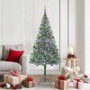 vidaXL K&uuml;nstlicher Weihnachtsbaum Gr&uuml;n 180 cm PVC und Stahl
