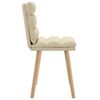 vidaXL Esszimmerst&uuml;hle 2 Stk. Creme Stoff