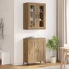 vidaXL Highboard Artisan-Eiche 69,5 x 34 x 180 cm Holzwerkstoff