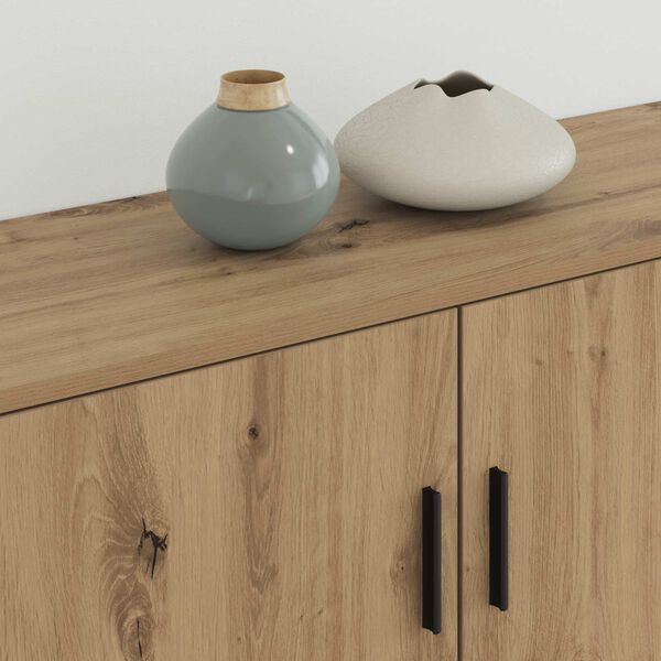 vidaXL Wand-TV-Schrank Set 2 pcs Artisan-Eiche 100 x 34,5 x 40 cm