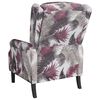 vidaXL Relaxsessel Blumenmuster Stoff