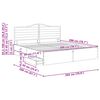 vidaXL Bettrahmen mit Schubladen Schwarz 200 x 200 cm Ingenieurs Holz