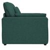 vidaXL Modulares Sofa Endmodul mit Armlehne Kissen Dunkelgr&uuml;n 100 cm