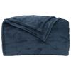 vidaXL &Uuml;berwurfdecke Marineblau 220 x 240 cm Fleece