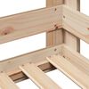 vidaXL Massivholzbett ohne Matratze 75x190 cm Kiefernholz