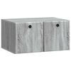 vidaXL Wandmontierter TV-Schrank 59,5 x 41 x 30 cm Sonoma-Grau
