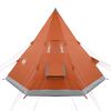 vidaXL Tipi-Campingzelt 4 Personen Orange Wasserdicht