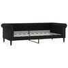 vidaXL Tagesbett Schwarz 90x190 cm Kunstleder