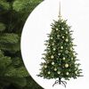 vidaXL K&uuml;nstlicher Weihnachtsbaum mit Weihnachtskugel 120 cm 150 LEDs