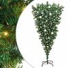 vidaXL Umgekehrter k&uuml;nstlicher bereits beleuchteter Weihnachtsbaum mit Kugel-Set