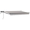 vidaXL Manuelle Gelenkarmmarkise mit LEDs 3,5 x 2,5 m