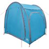 vidaXL Fahrradgarage mit Dach mit Speicher Blau 218 x 156 x 180 cm