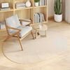 vidaXL Teppich ZIZUR Creme 170 x 120 cm Polypropylen