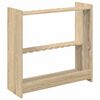 vidaXL Billardqueue-St&auml;nder Holzwerkstoff 60 x 20 x 57 cm Sonoma-Eiche
