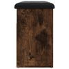 vidaXL Schuhbank Räuchereiche 62x32x50 cm Holzwerkstoff