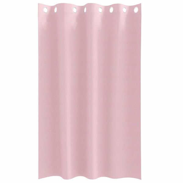 vidaXL Verdunkelungs-Vorh&auml;nge mit Ringen 2 pcs Babyrosa 175 x 140 cm