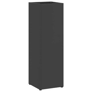 vidaXL Sonnenschirmhalter Schwarz 15,5 x 15,5 x 49 cm Metall