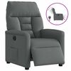 vidaXL Relaxsessel Elektrisch Dunkelgrau Stoff