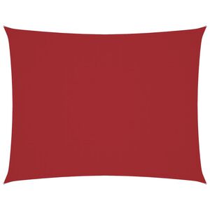 vidaXL Sonnensegel Oxford-Gewebe Rechteckig 2,5x3,5 m Rot