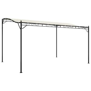 vidaXL Markise Creme 4x3 m 180 g/m&sup2; Stoff und Stahl