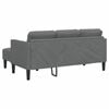 vidaXL Sofa Set Dunkelgrau 173 x 131 x 67 cm Stoff