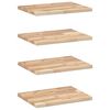 vidaXL Schweberegale 4 Stk. 40x30x2 cm Massivholz Akazie Unbehandelt