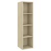 vidaXL 5-tlg. TV-Schrank-Set Sonoma-Eiche Holzwerkstoff