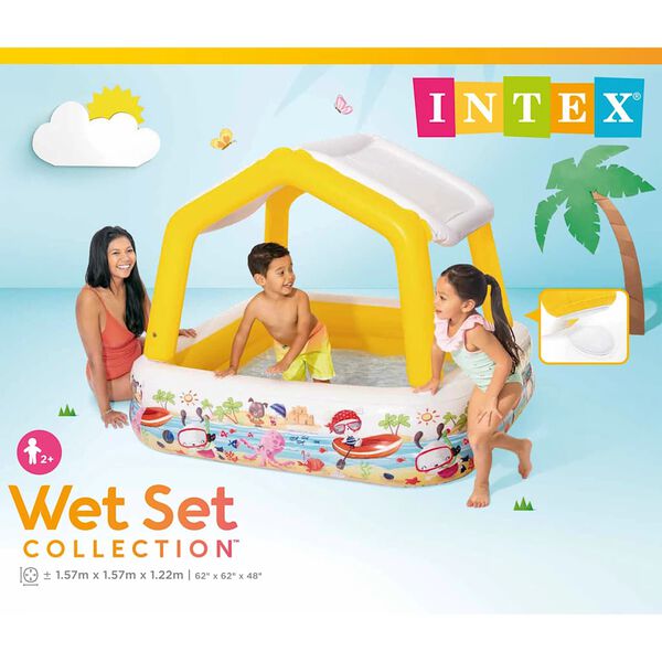 Intex Aufblasbarer Sonnenschirm Pool 157x157x122 cm